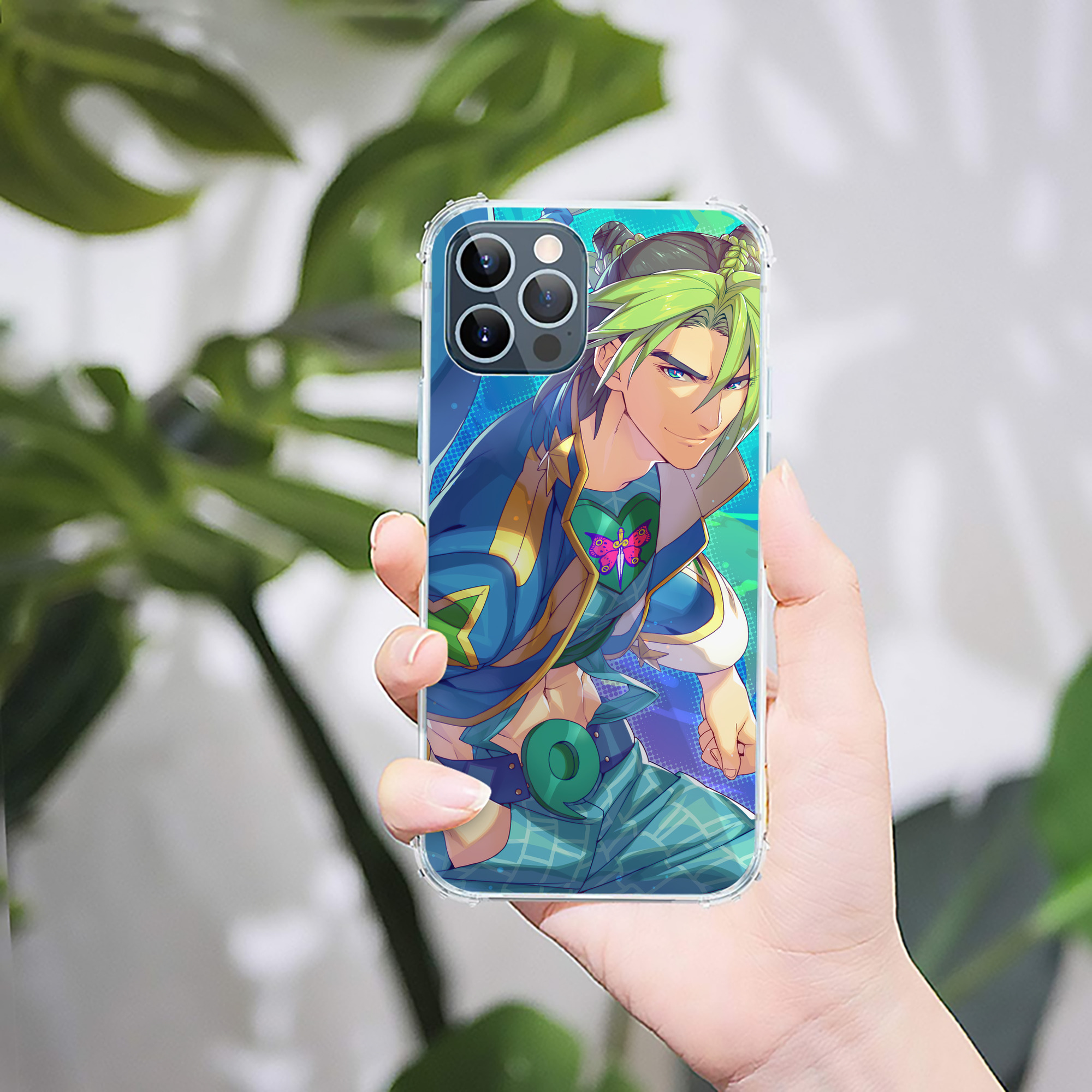 （画像用） ジョジョの奇妙な冒険 JoJo's Bizarre Adventure 【iPhone 12シリーズ対応】透明スマホケース（クリアソフトケース）